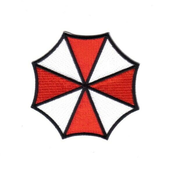 Resident Evil Umbrella Corporation Logo Large Shoulder Embroidered Patch New