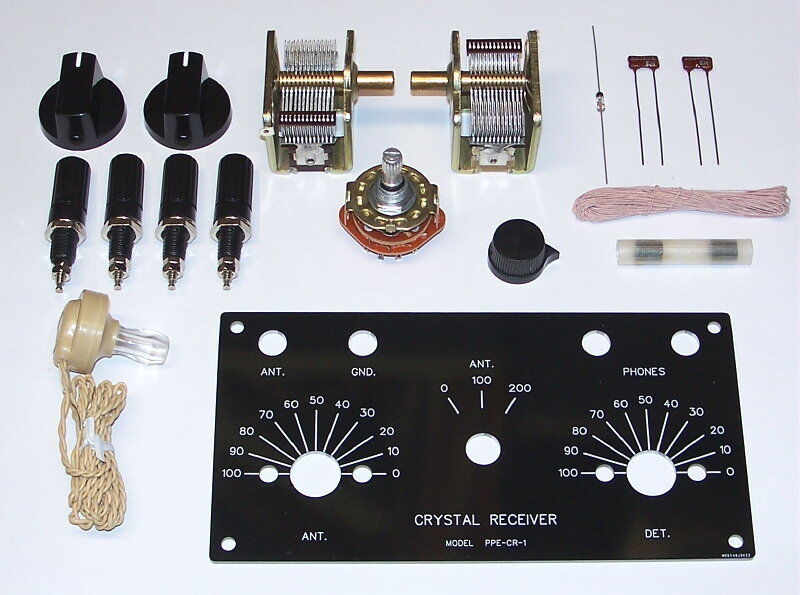 Unbuilt Heathkit Crystal Radio Cr-1 Vintage Am Receiver Reproduction Diy Kit Set