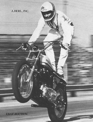 Evel Knievel & Harley-davidson Xr 750 1971 – Evel Knievel Stunt Motorcycle Photo