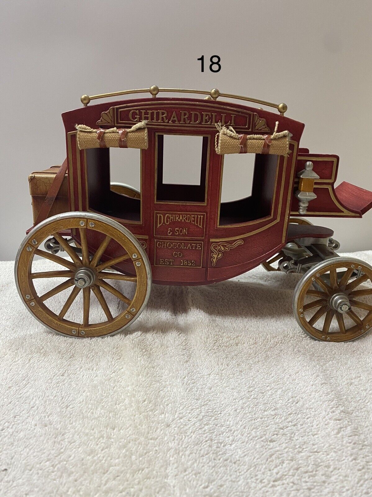 Vintage Ghirardelli & Sons San Francisco Chocolate Co. Stagecoach.