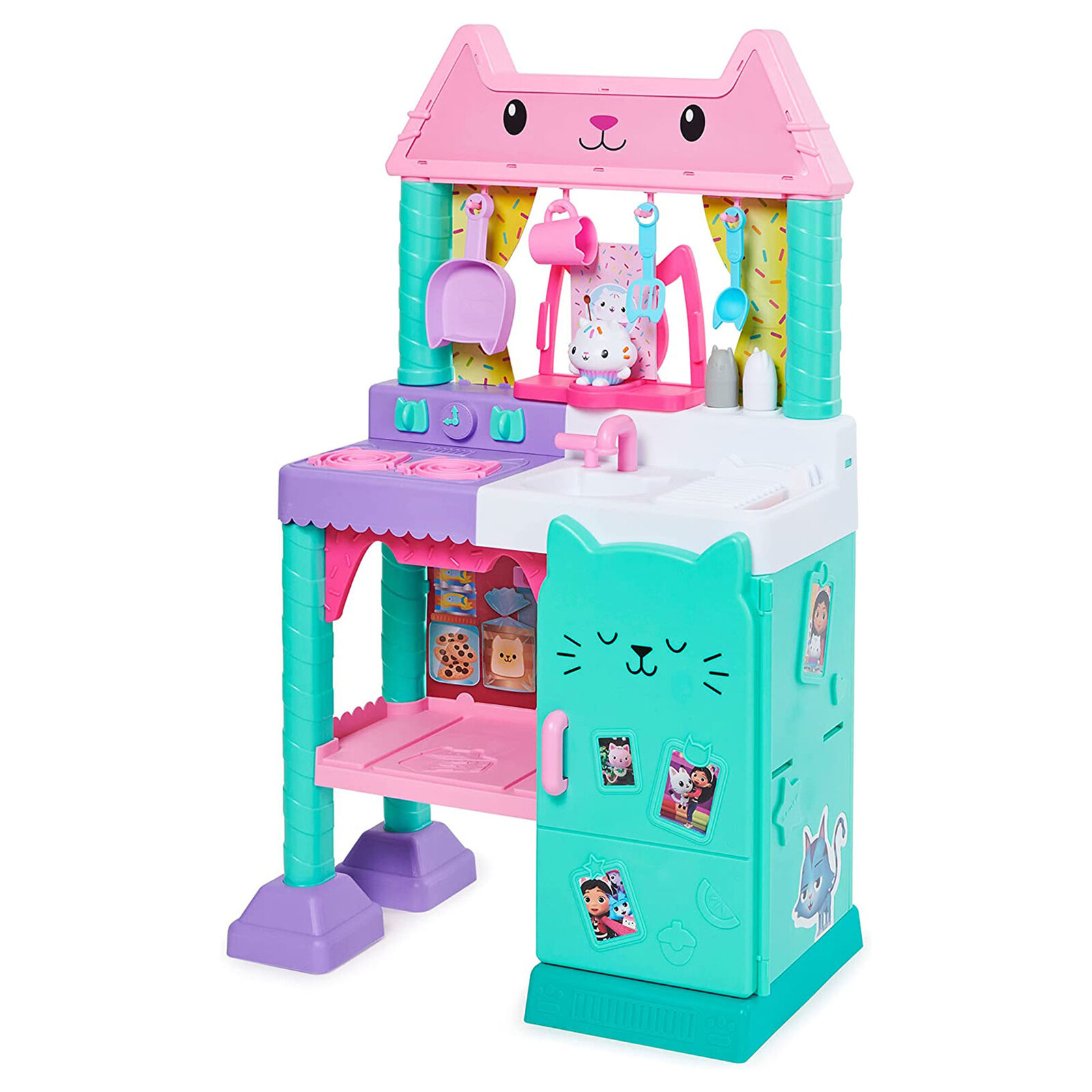 Spin Master Gabby's Dollhouse Cakey Kitchen Playset W/ Accessories And Play Food