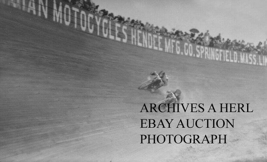 Indian Boardtrack Racing Cannon Ball Baker Morty Graves 1910 Motorcycle Photo