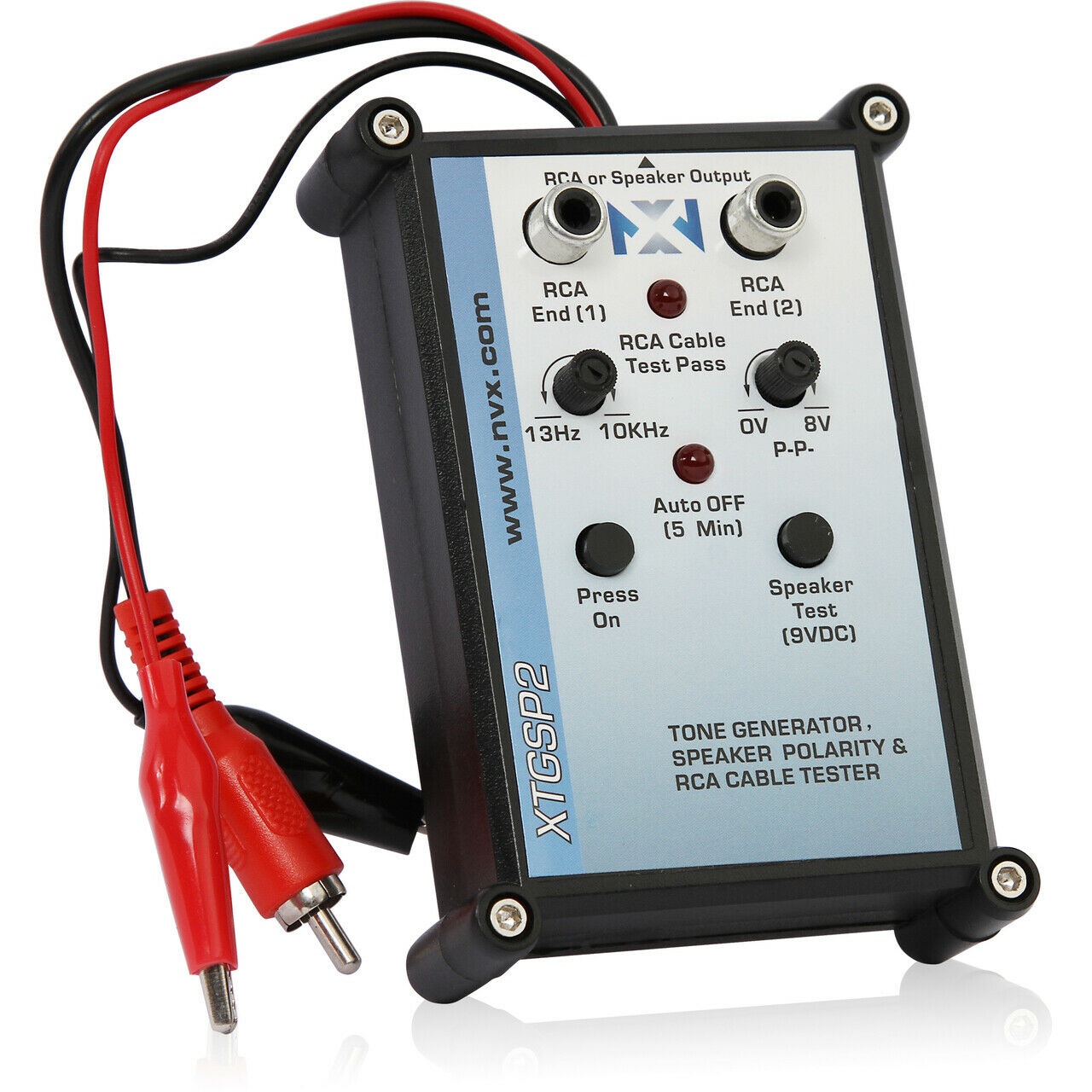 Nvx Xtgsp2 Tone Generator And Speaker Polarity Tester