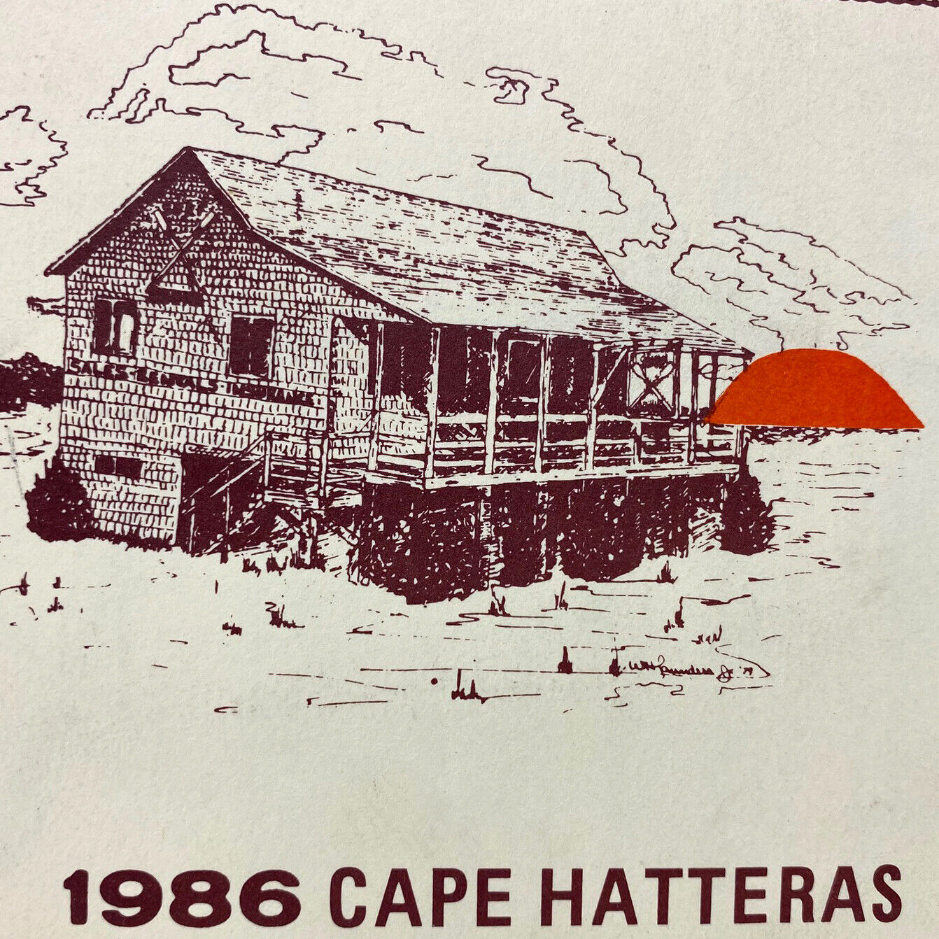 Vintage 1986 Cape Hatteras Cottage Rentals Catalog Directory Surf Or Sound