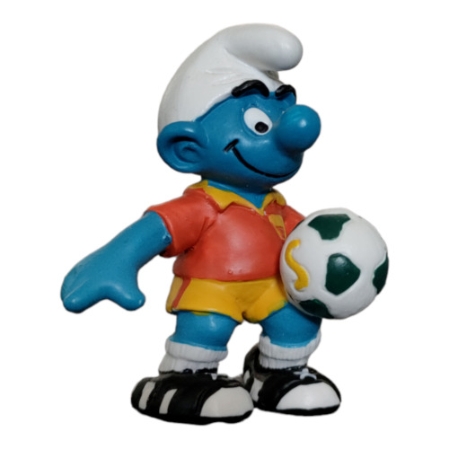 Schleich 20527 Soccer Playmaker Smurf Figurine Toy - New