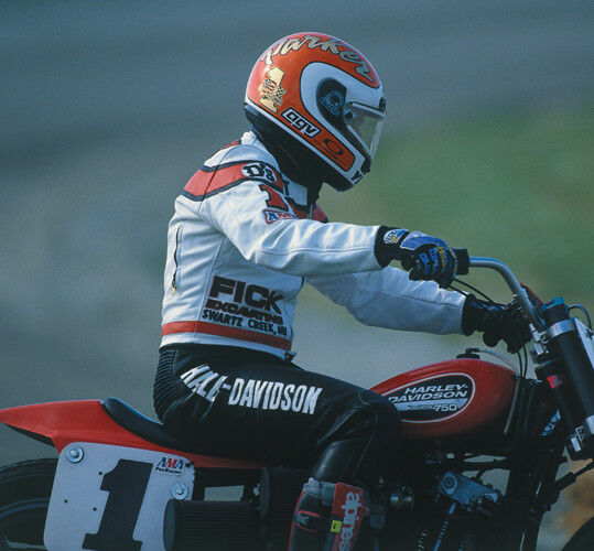 Harley-davidson Xr 750 Sportster Scott Parker Legendary Motorcycle Racing Photo