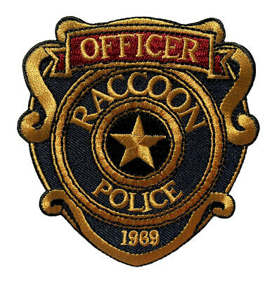 Resident Evil Raccoon Police Officer Patch (3.5 Inch-hook Fastener-r5)