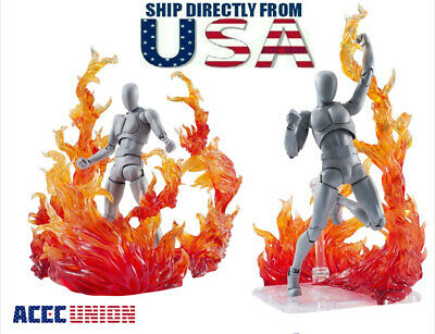 Burning Effect Flame D-art For Kamen Rider Figma Action Figure Gundam Hot Toys