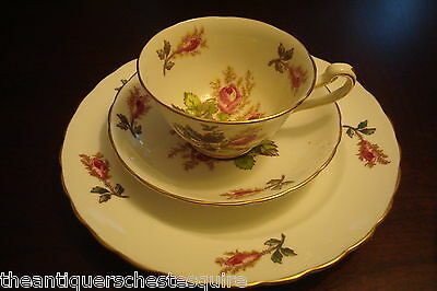 Royal Chelsea, England, Moss Rose, Cup And Cake Plate [92]