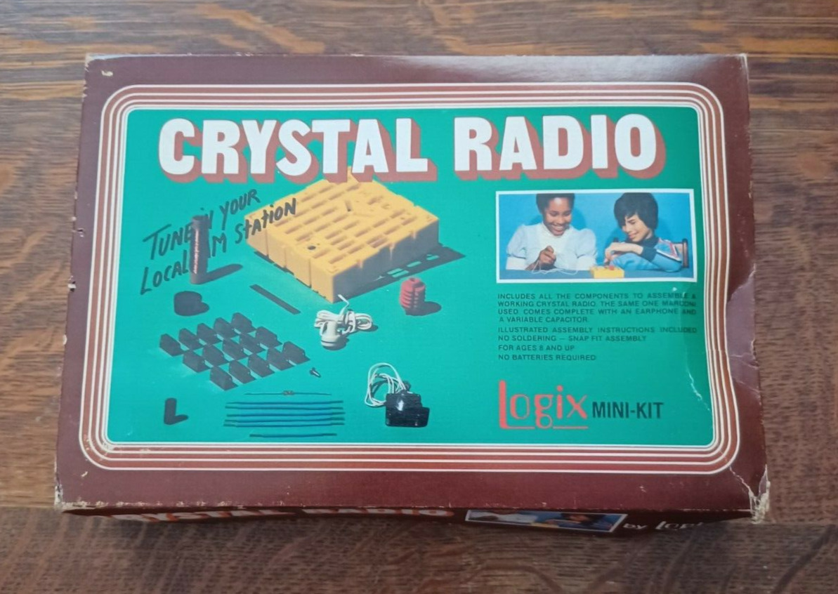 Logix Crystal Radio Mini Kit No 900 - 1st Edition 1977