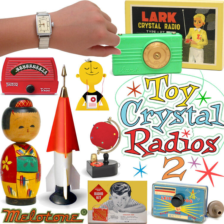 Vintage Crystal Radios Full Color Book Toy Crystal Radios Vol. 2 Amazing Designs