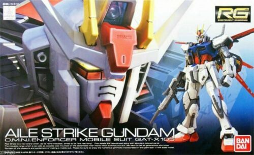 Bandai Rg 03 Gat-x105 Aile Strike Gundam Model Kit 1/144