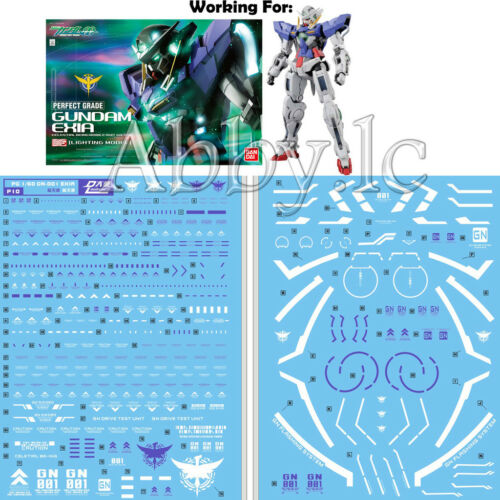 Dl Water Decal Sticker For Bandai Pg 1/60 Gn-001 Gundam Exia Model 00 Gunpla Kit