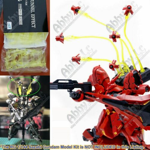 For Rg Hg Uc 1/144 Sazabi Gundam Effectswings Clear Yellow Funnel Effect Parts