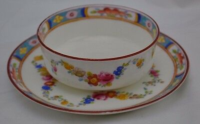 Royal Chelsea China Chintz Berry Dessert Cup Saucer
